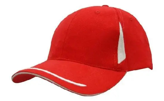 Headwear Cap With Crown Inserts & Sandwich X12 - 4098 Headwear Professionals